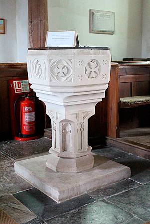 Tedburn St. Mary - The Font